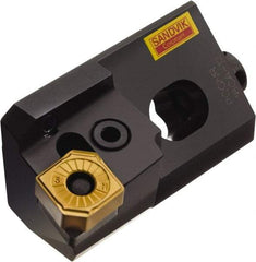 Sandvik Coromant - Series T-Max P, Left Hand, PCGNR/L..CA Toolholder Compatibility, CNMG 12 04 08, CNMG 432 Insert Compatibility, Indexable Turning Cartridge - Lever Holding Method, 63mm OAL - Americas Industrial Supply