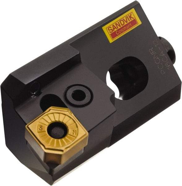 Sandvik Coromant - TPMT1.81.51 KM Grade H13A Carbide Turning Insert - Uncoated, 60° Triangle, 7/32" Inscr Circle, 3/32" Thick, 1/64" Corner Radius - Americas Industrial Supply