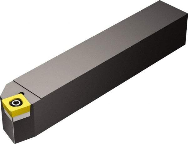 Sandvik Coromant - SSBCR/L, Right Hand Cut, 15° Lead Angle, 16mm Shank Height x 16mm Shank Width, Neutral Rake Indexable Turning Toolholder - 100mm OAL, SCMT 09 T3 08, SCMT 3(2.5)2 Insert Compatibility, Series CoroTurn 107 - Americas Industrial Supply