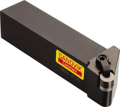 Sandvik Coromant - CRGN, Left Hand Cut, 1-1/4" Shank Height x 1-1/4" Shank Width, Negative Rake Indexable Turning Toolholder - 6" OAL, RNGN 12 07 00 Insert Compatibility, Series T-Max - Americas Industrial Supply