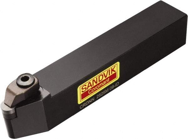 Sandvik Coromant - CRDNN, Neutral Cut, 32mm Shank Height x 32mm Shank Width, Negative Rake Indexable Turning Toolholder - 170mm OAL, RNGN 15 07 00, RNG 55 Insert Compatibility, Series T-Max - Americas Industrial Supply