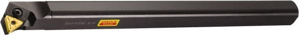 Sandvik Coromant - 50mm Min Bore Diam, 400mm OAL, 40mm Shank Diam, S..PTFNR/L-W Indexable Boring Bar - TNMG 432, TNMG 22 04 08 Insert, Wedge Holding Method - Americas Industrial Supply