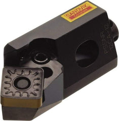 Sandvik Coromant - Series T-Max P, Left Hand, PSSNR/L..CA Toolholder Compatibility, SNMG 12 04 08, SNMG 432 Insert Compatibility, Indexable Turning Cartridge - Lever Holding Method, 61.3mm OAL - Americas Industrial Supply