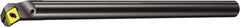 Sandvik Coromant - 15mm Min Bore Diam, 150mm OAL, 10mm Shank Diam, E..SDUPR/L -ER Indexable Boring Bar - DPMT 2(1.5)1, DPMT 07 02 04 Insert, Screw or Clamp Holding Method - Americas Industrial Supply