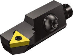 Sandvik Coromant - Series CoroTurn 107, Left Hand, STTCR/L..CA Toolholder Compatibility, TCMT 06 T1 02, TCMT 1.2(1.2)0 Insert Compatibility, Indexable Turning Cartridge - Screw Holding Method, 25mm OAL - Americas Industrial Supply