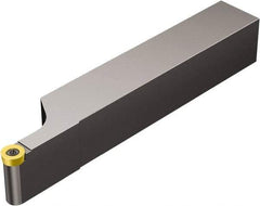 Sandvik Coromant - SRDC, Left Hand Cut, 32mm Shank Height x 25mm Shank Width, Neutral Rake Indexable Turning Toolholder - 170mm OAL, RCMT 06 02 M0 Insert Compatibility, Series CoroTurn 107 - Americas Industrial Supply