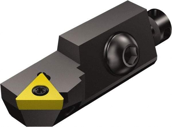 Sandvik Coromant - Series CoroTurn 107, Right Hand, STSCR/L..CA Toolholder Compatibility, TCMT 06 T1 02, TCMT 1.2(1.2)0 Insert Compatibility, Indexable Turning Cartridge - Screw Holding Method, 25.5mm OAL - Americas Industrial Supply