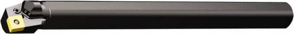Sandvik Coromant - 1.7598" Min Bore Diam, 12" OAL, 1-1/2" Shank Diam, A..PCLNR/L..HP Indexable Boring Bar - Lever Holding Method - Americas Industrial Supply