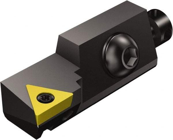 Sandvik Coromant - Series CoroTurn 107 Cardridge for Turning, Right Hand, STGC Toolholder Compatibility, TCMT 16T308 Insert Compatibility, Indexable Turning Cartridge - Screw Holding Method, 63mm OAL x 25mm OAW x 20mm OAH - Americas Industrial Supply