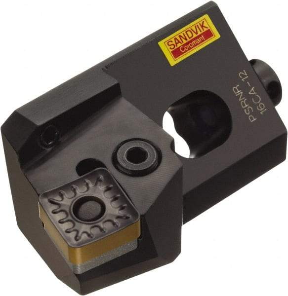 Sandvik Coromant - Series T-Max P, Left Hand, PSRNR/L..CA Toolholder Compatibility, SNMG 15 06 12, SNMG 543 Insert Compatibility, Indexable Turning Cartridge - Lever Holding Method, 70mm OAL - Americas Industrial Supply