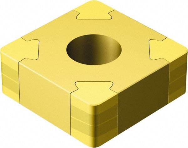 Sandvik Coromant - SNGA432 Grade 7525 CBN Turning Insert - 90° Square, 1/2" Inscr Circle, 3/16" Thick, 1/32" Corner Radius - Americas Industrial Supply