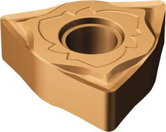Sandvik Coromant - WNGG432 SGF Grade 1125 Carbide Turning Insert - TiAlN/AlCr2O3 Finish, 80° Trigon, 1/2" Inscr Circle, 3/16" Thick, 1/32" Corner Radius - Americas Industrial Supply