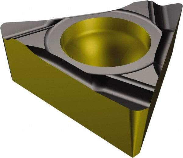 Sandvik Coromant - TCGX1.81.51 WK Grade 1515 Carbide Turning Insert - TiCN/Al2O3/TiN Finish, 60° Triangle, 7/32" Inscr Circle, 3/32" Thick, 1/64" Corner Radius - Americas Industrial Supply