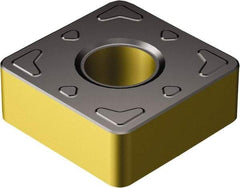 Sandvik Coromant - SNMG433 KRR Grade 3210 Carbide Turning Insert - TiCN/Al2O3/TiN Finish, 90° Square, 1/2" Inscr Circle, 3/16" Thick, 3/64" Corner Radius - Americas Industrial Supply