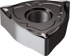 Sandvik Coromant - WNMG433 SF Grade 1105 Carbide Turning Insert - TiAlN2 Finish, 80° Trigon, 1/2" Inscr Circle, 3/16" Thick, 3/64" Corner Radius - Americas Industrial Supply