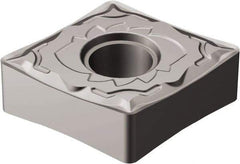Sandvik Coromant - CNMG431 SF Grade H13A Carbide Turning Insert - Uncoated, 80° Diamond, 1/2" Inscr Circle, 3/16" Thick, 1/64" Corner Radius - Americas Industrial Supply