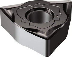 Sandvik Coromant - WNGG432 SGF Grade 1105 Carbide Turning Insert - TiAlN2 Finish, 80° Trigon, 1/2" Inscr Circle, 3/16" Thick, 1/32" Corner Radius - Americas Industrial Supply