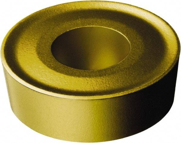 Sandvik Coromant - RCMX100300 RCMX Grade S05F Carbide Turning Insert - TiCN/Al2O3/TiN Finish, Round, 10mm Inscr Circle, 1/8" Thick - Americas Industrial Supply
