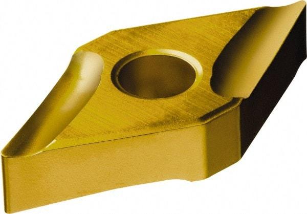 Sandvik Coromant - DNMG442 K Grade 2035 Carbide Turning Insert - TiAlN/TiN Finish, 55° Diamond, 1/2" Inscr Circle, 1/4" Thick, 1/32" Corner Radius - Americas Industrial Supply