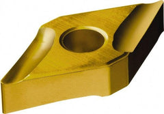 Sandvik Coromant - DNMG442 K Grade 2035 Carbide Turning Insert - TiAlN/TiN Finish, 55° Diamond, 1/2" Inscr Circle, 1/4" Thick, 1/32" Corner Radius - Americas Industrial Supply