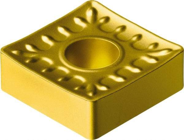 Sandvik Coromant - SNMM644 QR Grade 235 Carbide Turning Insert - TiCN/TiN Finish, 90° Square, 3/4" Inscr Circle, 1/4" Thick, 1/16" Corner Radius - Americas Industrial Supply