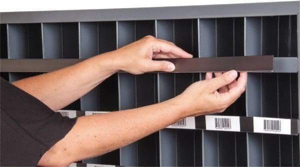 Aigner Index - 32-5/8" Long x 1-1/8" Wide, Self Adhesive Back, Label Holder - Americas Industrial Supply