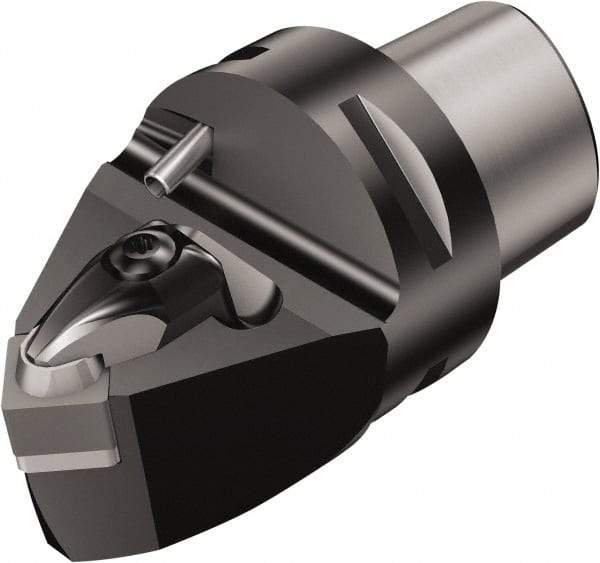 Sandvik Coromant - Neutral Cut, Size C5, SNGQ 12 07 08 & SNGQ 452 Insert Compatiblity, Modular Turning & Profiling Cutting Unit Head - 0.3mm Ctr to Cutting Edge, 60mm Head Length, Through Coolant, Series T-Max - Americas Industrial Supply