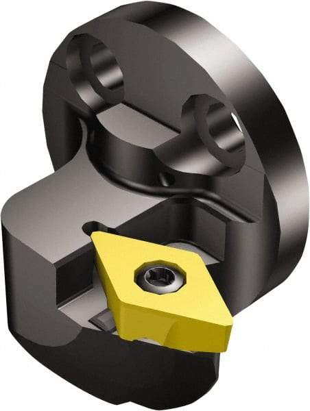 Sandvik Coromant - Left Hand Cut, Size 40, TR-DC1308 Insert Compatiblity, Internal Modular Turning & Profiling Cutting Unit Head - 43mm Ctr to Cutting Edge, 25.7mm Head Length, Through Coolant, Series CoroTurn TR - Americas Industrial Supply