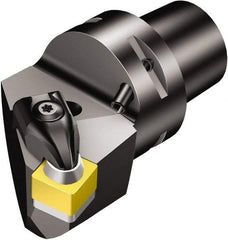 Sandvik Coromant - Right Hand Cut, Size C5, SNG 452 & SNGN 12 07 08 Insert Compatiblity, Modular Turning & Profiling Cutting Unit Head - 27mm Ctr to Cutting Edge, 60mm Head Length, Through Coolant, Series T-Max - Americas Industrial Supply