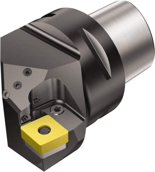 Sandvik Coromant - Left Hand Cut, Size C6, CNMG 19 06 12 & CNMG 643 Insert Compatiblity, External Modular Turning & Profiling Cutting Unit Head - 35mm Ctr to Cutting Edge, 65mm Head Length, Through Coolant, Series T-Max P - Americas Industrial Supply