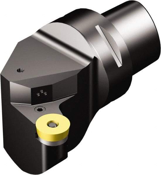 Sandvik Coromant - Right Hand Cut, Size C10, RCMX 32 09 00 Insert Compatiblity, External Modular Turning & Profiling Cutting Unit Head - 70mm Ctr to Cutting Edge, 130mm Head Length, Through Coolant, Series T-Max P - Americas Industrial Supply