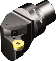 Sandvik Coromant - Right Hand Cut, Size C10, RCMX 32 09 00 Insert Compatiblity, External Modular Turning & Profiling Cutting Unit Head - 70mm Ctr to Cutting Edge, 130mm Head Length, Through Coolant, Series T-Max P - Americas Industrial Supply