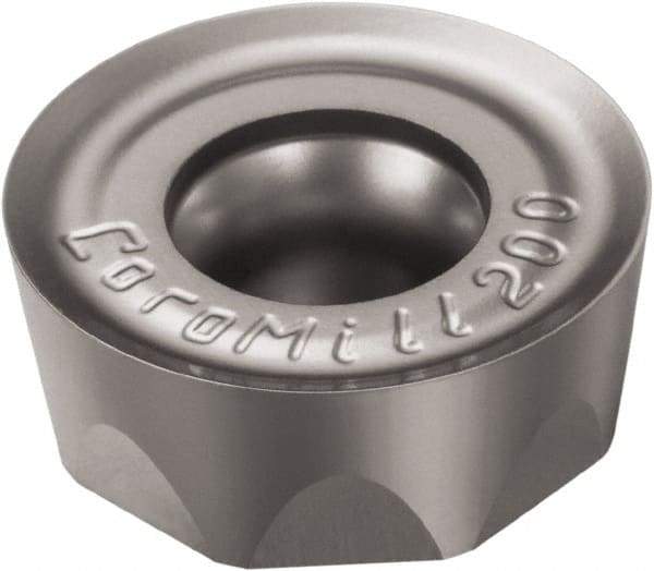 Sandvik Coromant - RCHT1606 PL Grade 1130 Carbide Milling Insert - AlTiCrN Finish, 6.35mm Thick, 16mm Inscribed Circle, 8mm Corner Radius - Americas Industrial Supply