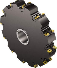 Sandvik Coromant - Arbor Connection, 1.2126" Cutting Width, 4.5079" Depth of Cut, 315mm Cutter Diam, 2.3622" Hole Diam, Indexable Slotting Cutter - 2.3622" Shank Diam, N331.1A-11 Insert, Neutral Cutting Direction - Americas Industrial Supply