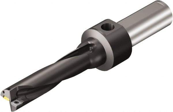 Sandvik Coromant - 171.4mm Max Drill Depth, 4xD, 42.85mm Diam, Indexable Insert Drill - 38.1mm Shank Diam, 1.5 Cylindrical Shank - Americas Industrial Supply