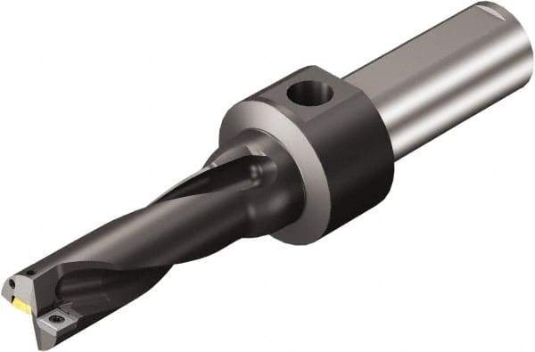 Sandvik Coromant - 119.02mm Max Drill Depth, 3xD, 39.67mm Diam, Indexable Insert Drill - 38.1mm Shank Diam, 1.5 Cylindrical Shank - Americas Industrial Supply