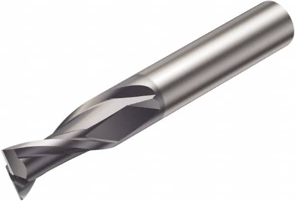 Sandvik Coromant - 14mm, 2 Flute, Solid Carbide, Corner Radius End Mill - 83mm OAL, 30° Helix, Right Hand Flute, 30.5mm LOC, Right Hand Cut - Americas Industrial Supply