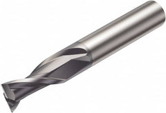 Sandvik Coromant - 2mm, 8.5mm LOC, 6mm Shank Diam, 57mm OAL, 2 Flute, Solid Carbide Square End Mill - AlCrN Finish, 30° Helix, Centercutting, Right Hand Cut, Right Hand Flute, Series CoroMill Plura - Americas Industrial Supply