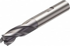 Sandvik Coromant - 12mm, 3 Flute, Solid Carbide, Corner Radius End Mill - 83mm OAL, 30° Helix, Right Hand Flute, 25.5mm LOC, Right Hand Cut - Americas Industrial Supply