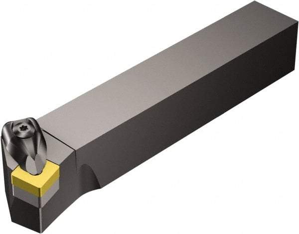 Sandvik Coromant - DSKNR/L, Right Hand Cut, 15° Lead Angle, 32mm Shank Height x 25mm Shank Width, Negative Rake Indexable Turning Toolholder - 173.05mm OAL, SNMG 12 04 08, SNMG 432 Insert Compatibility, Series T-Max P - Americas Industrial Supply