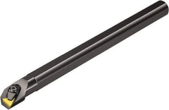 Sandvik Coromant - 12mm Min Bore Diam, 125mm OAL, 10mm Shank Diam, R/L136.9 Indexable Boring Bar - TCGR 1.2(1)0, TCGR 06 01 02 Insert, Clamp Holding Method - Americas Industrial Supply