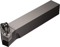 Sandvik Coromant - CSKNR/L, Right Hand Cut, 15° Lead Angle, 25mm Shank Height x 25mm Shank Width, Negative Rake Indexable Turning Toolholder - 153.05mm OAL, SNGN 12 07 08, SNG 452 Insert Compatibility, Series T-Max - Americas Industrial Supply
