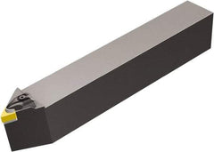 Sandvik Coromant - CDNNN, Neutral Cut, 27.5° Lead Angle, 50mm Shank Height x 40mm Shank Width, Negative Rake Indexable Turning Toolholder - 300mm OAL, DNGN 15 07 08, DNG 452 Insert Compatibility, Series T-Max - Americas Industrial Supply