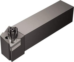 Sandvik Coromant - CTGNR/L, Right Hand Cut, -1° Lead Angle, 25mm Shank Height x 25mm Shank Width, Negative Rake Indexable Turning Toolholder - 150mm OAL, TNGN 16 07 08, TNG 352 Insert Compatibility, Series T-Max - Americas Industrial Supply