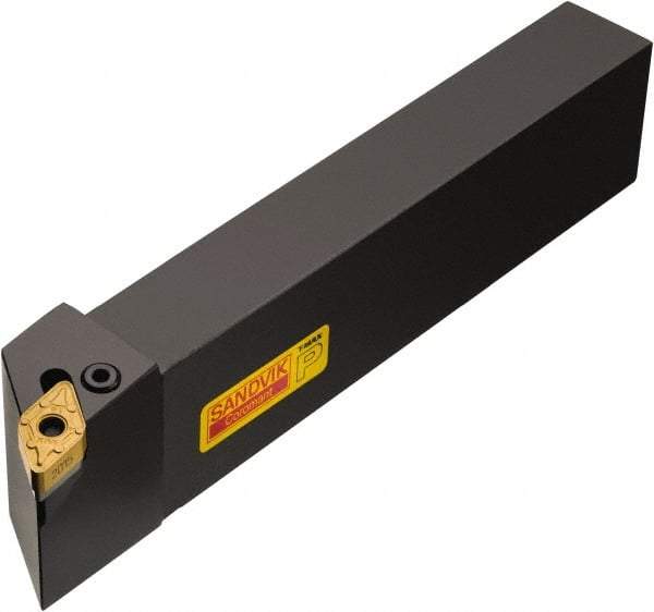 Sandvik Coromant - R/L171.35, Left Hand Cut, -3° Lead Angle, 50mm Shank Height x 32mm Shank Width, Negative Rake Indexable Turning Toolholder - 225mm OAL, DNMG 15 06 08, DNMG 442 Insert Compatibility, Series T-Max P - Americas Industrial Supply