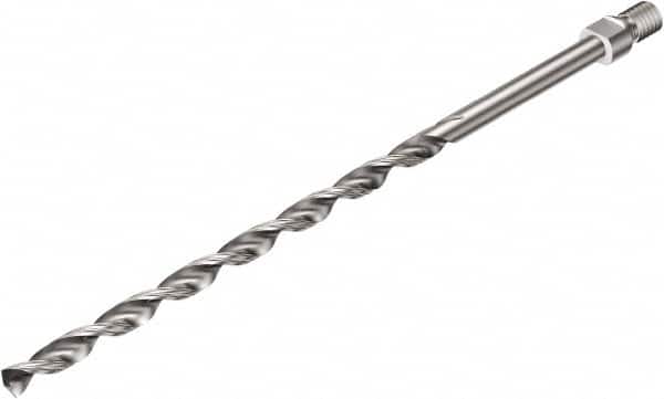Sandvik Coromant - 6.35mm 135° Solid Carbide Jobber Drill - Uncoated, Right Hand Cut, 152.4mm OAL - Americas Industrial Supply