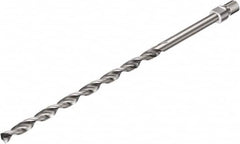 Sandvik Coromant - 9.53mm 135° Solid Carbide Jobber Drill - Uncoated, Right Hand Cut, 152.4mm OAL - Americas Industrial Supply