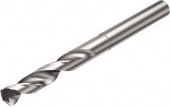 Sandvik Coromant - 11.14mm 135° Solid Carbide Jobber Drill - Uncoated, Right Hand Cut, Cylindrical Shank, 105mm OAL - Americas Industrial Supply