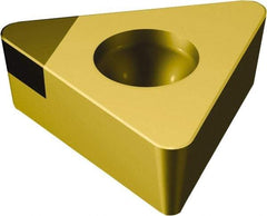 Sandvik Coromant - TCGW1.21.21 Grade 7015 CBN Turning Insert - TiN Finish, 60° Triangle, 5/32" Inscr Circle, 5/64" Thick, 1/64" Corner Radius - Americas Industrial Supply