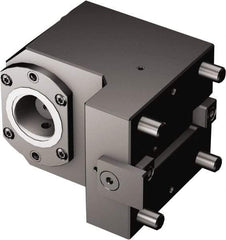 Sandvik Coromant - Right Hand Cut, C4 Modular Connection, Adapter/Mount Lathe Modular Clamping Unit - 40mm Square Shank Diam, 4.567" OAL, Through Coolant - Exact Industrial Supply